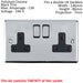 CHROME House Socket & Switch Set -14x Light & 26x Switched UK Power Sockets Loops
