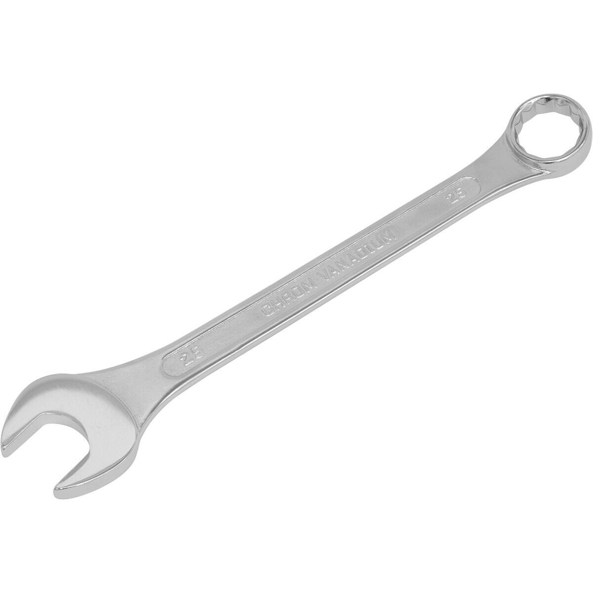 25mm Combination Spanner - Fully Polished Heads - Chrome Vanadium Stee ...