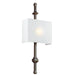 Wall Light Hidden Lamp White Shantung Silk Shade Antique Bronze LED E27 60W Loops
