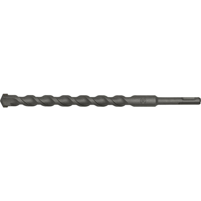 18 x 250mm SDS Plus Drill Bit - Fully Hardened & Ground - Smooth Drilling Loops