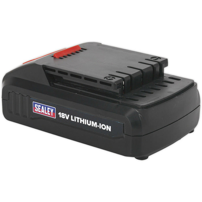 18V 1.3Ah Lithium-ion Power Tool Battery for ys03532 Cordless Polisher Loops