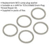 5 PK Replacement M15 Sump Plug Washer - Refill for ys11054 Thread Repair Kit Loops