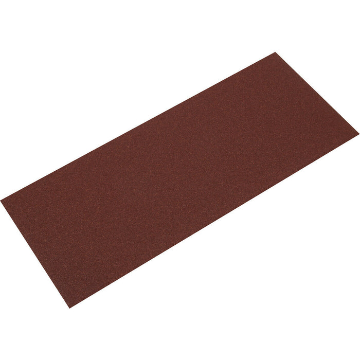 5 PACK Orbital Sanding Sheet - 115 x 280mm - 120 Grit - Wood Metal Sanding Paper Loops