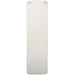 Plain Door Finger Plate 300 x 75mm Bright Stainless Steel Push Plate Loops