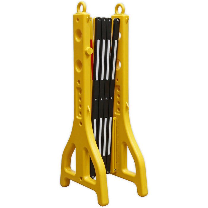 230mm to 2500mm Adjustable Width Plastic Barrier - Portable Safety Perimeter Loops