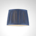 Tapered Cylinder Lamp Shade - Midnight Blue Silk - 40W E27 or B22 golf Loops