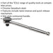 40-Tooth Twist Reverse Ratchet Wrench - 1/2 Inch Sq Drive - Quick Release Loops
