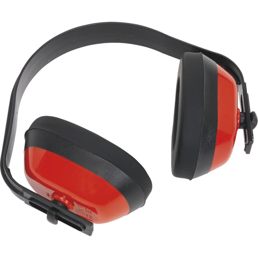 Rugged Ear Defenders - Adjustable Swivel Cups - Worksite Hearing Protection Loops