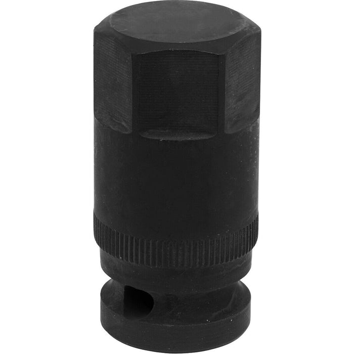 H24 / 24mm HEX Motorcycle Wheel Nut Socket - 1/2" Square Drive - 53mm Long Loops