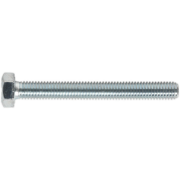 50 PACK HT Setscrew - M8 x 70mm - Grade 8.8 Zinc - Fully Threaded - DIN 933 Loops