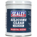 500g Clear Silicone Grease Tin - Electrical Insulator - Water Repellent Loops