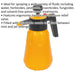 1.5L Hand Pressure Sprayer - Pressure Relief Valve - Adjustable Nozzle Loops