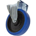 200mm Fixed Plate Castor Wheel - Heavy Duty Polymer & Elastic - 46mm Tread Loops