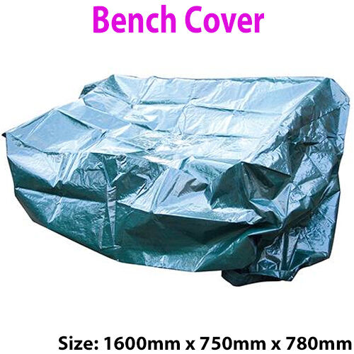 3 Seater Bench Waterproof Cover/Sheet 1600 x 750 x 780mm Outdoor Patio Chair Loops