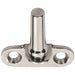Flush Fitting Cranked Window Casement Pin 25mm Fixing Centres Polished Chrome Loops