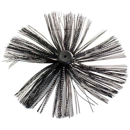 250mm Flue Brush Head For Drain Rod Unblock Pipes Obstructions Cleaning Tool Loops