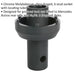 105mm to 125mm MECERDES ACTROS Axle Locknut IMPACT Socket - 3/4" Square Drive Loops