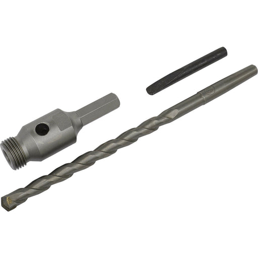 Standard Hex Adaptor Kit - Includes Drift Key and Pilot Rod - Hole Saw Drill Set Loops