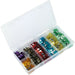 120 Piece Automotive Standard Blade Fuse Assortment - 3 Amp to 10 Amp Mix Loops