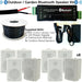 Outdoor External Bluetooth Speaker System Mini Amplifier 8x White Speakers Kit
