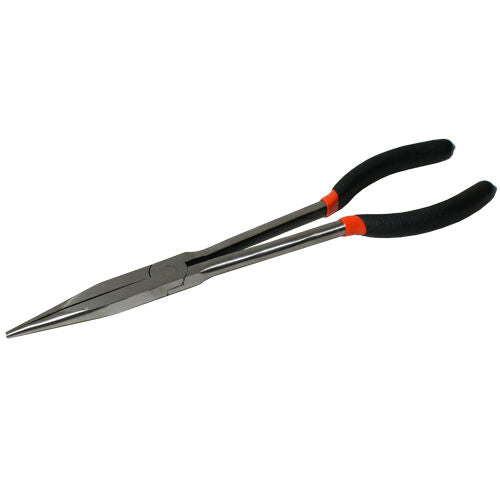 280mm Straight Long Reach Straight Electronics Pliers Cutting Edges Loops
