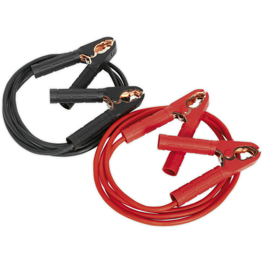 220A Booster Cables - 16mm² x 3m - Copper Coated Aluminium - Insulated Loops