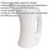 5 Litre Measuring Jug with Rigid Spout - Resistant to Oil & Fuel - Polyethylene Loops