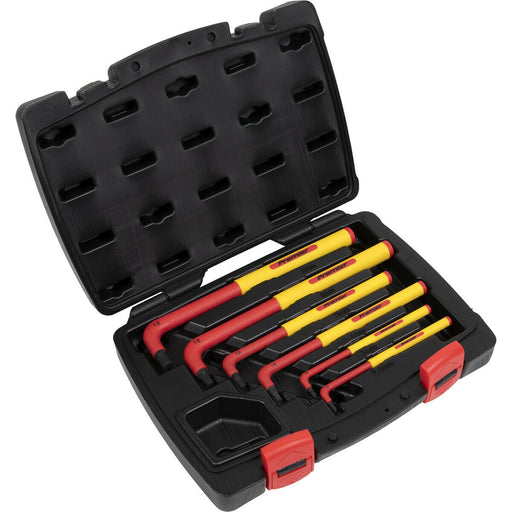 6 Piece Extra-Long Electricians Hex Key Set - VDE Approved - 2.5mm to 8mm Size Loops