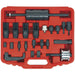 Diesel Injector Master Kit - Seized Injector Removal Tool Set - Storage Case Loops