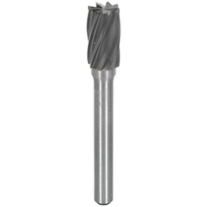 10mm Carbide Rotary Burr Bit - COARSE Cylindrical Front End Cut - Engraving Loops