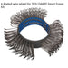 100mm Angled Wire Wheel Suitable For ys07698 Smart Air Eraser Tool Kit Loops