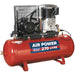 270 Litre Belt Drive Air Compressor - 2-Stage Pump System with 10hp Motor Loops