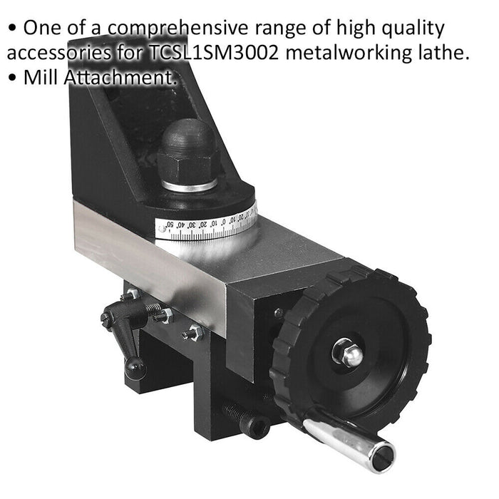 Lathe Mill Attachment - Suitable for ys08845 Compact Metalworking Lathe Loops