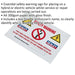 Hybrid Electric Vehicle Safety Warning Sign - High Voltage Warning - Safety Loops