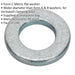 100 PACK Form C Flat Washer - M5 x 12.5mm - BS 4320 - Metric - Metal Spacer Loops