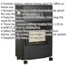 4200W Ceramic Cabinet Gas Heater - 3 Heat Settings - Hose & Regulator - Butane Loops