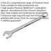 22mm Steel Combination Spanner - Long Slim Design Combo Wrench - Chrome Vanadium Loops