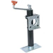 Heavy Duty Trailer Jack & Clamp - Weld On Swivel Mounting - 900kg Capacity Loops