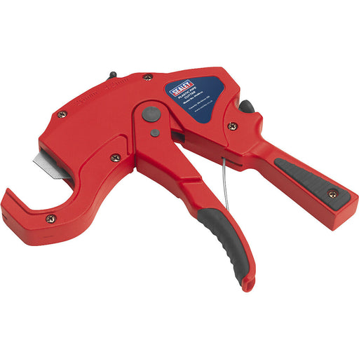 Die-Cast Plastic Pipe Cutter - 6mm to 42mm Capacity - Ratchet Cutting Action Loops