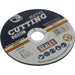 125 x 3mm Flat Metal Cutting Disc - 22mm Bore - Heavy Duty Angle Grinder Disc Loops