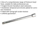 400mm Forged Steel Extension Bar - 3/4" Sq Drive - Spring-Ball Socket Retainer Loops
