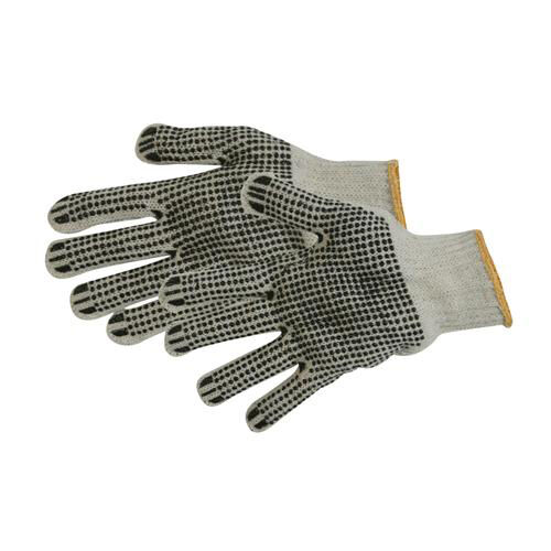 Double Sided Dot Gloves One Size Enhanced Grip Light Duty Lifting Removal Loops