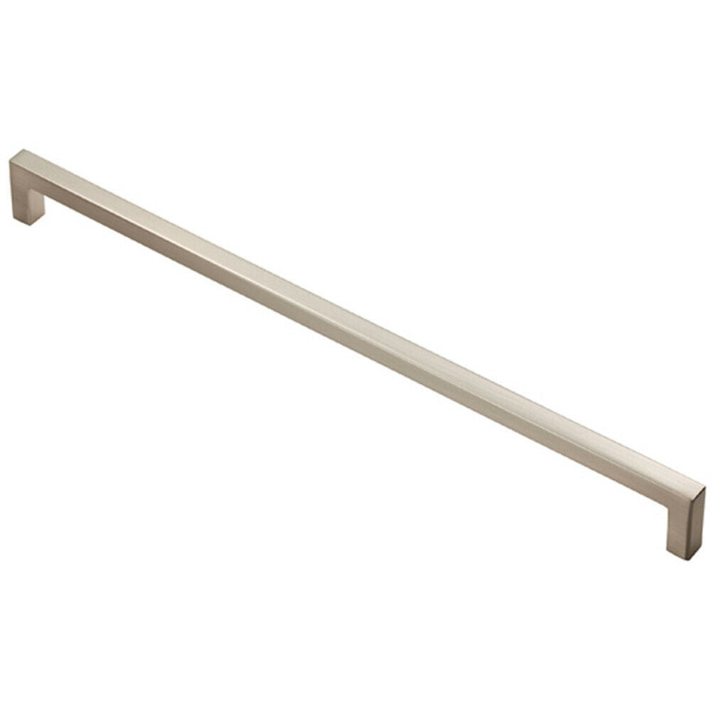 Square Block Handle Pull Handle 330 x 10mm 320mm Fixing Centres Satin ...