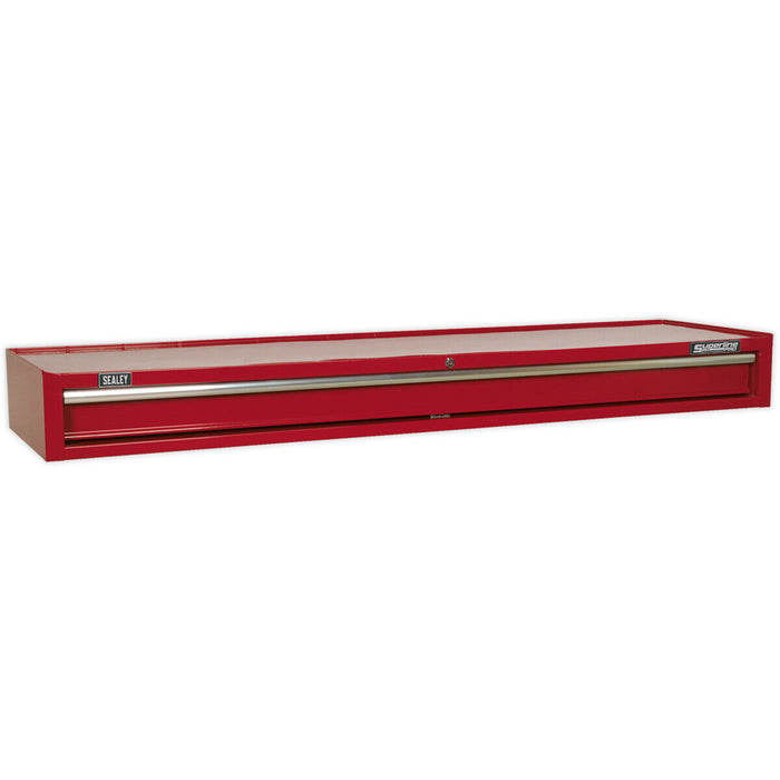 1665 x 440 x 170mm RED 1 Drawer MID-BOX Tool Chest Lockable Storage Unit Cabinet Loops