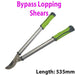 535mm Bypass Loppers Garden Allotment Tool Shears Cutter Branch Twig Bush Loops