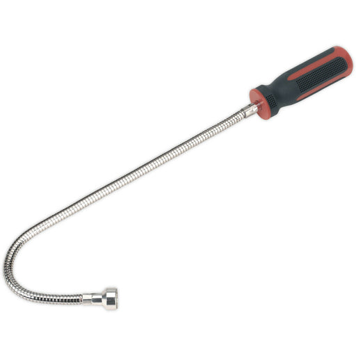510mm Flexible Magnetic Pick Up Tool - 3kg Weight Limit - Chrome Plated Shaft Loops