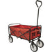Folding Canvas Trolley - 70kg Weight Limit - Collapsible Tubular Steel Frame Loops