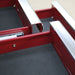 670 x 440 x 210mm RED 2 Drawer MID-BOX Tool Chest Lockable Storage Unit Cabinet Loops