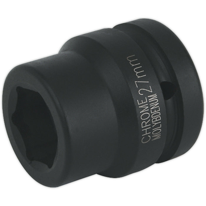 27mm Forged Impact Socket - 1 Inch Sq Drive - Chromoly Impact Wrench Socket Loops