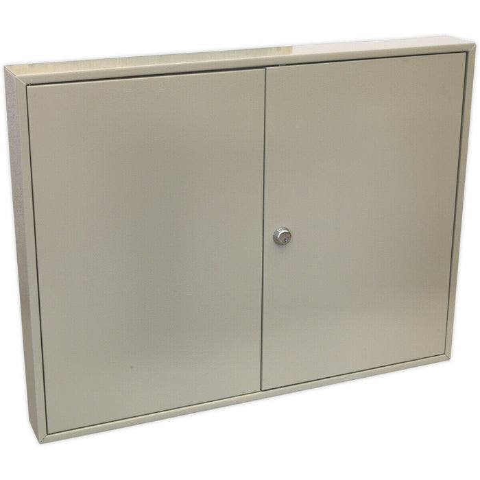 Wall Mounted Locking Key Cabinet Safe - 200 Key Capacity - 725 x 550 x 80mm Loops